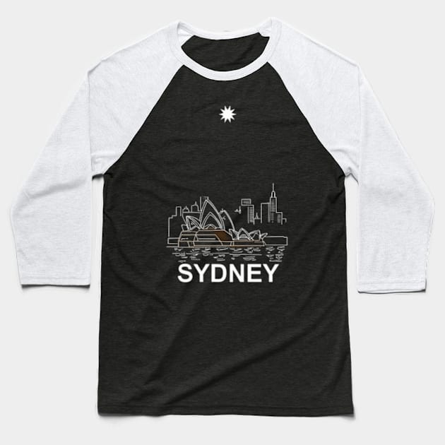 Sydney Baseball T-Shirt by TshirtMA